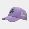 thumbnail image 1 of Summer Hot Sales Under $5 Purple Sun Protection Baseball Cap GIJNRIUIUA Men Breathable Mesh Summer Hat Newsboy Beret Cap Cabbie Flat Cap Cowboy Hat, 1 of 5