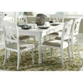 thumbnail image 1 of Summer House White 7 Piece Rectangular Table Set, 1 of 15