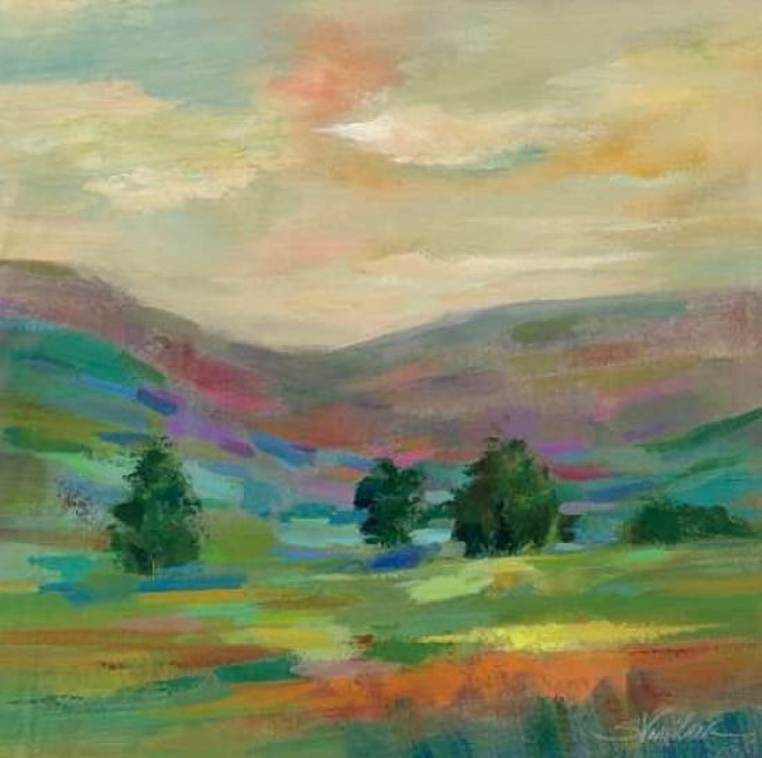 Summer Hues Canvas Art - Silvia Vassileva (24 x 24)