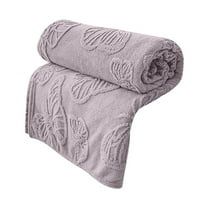 Summer Ice Blanket Comfortable Cooler Quilt With Double Cold Effect Absorbs Heat Quickly Cool Down For Night Sweats Hot Sleepers All Seasons Summer Blanket(27.56"×39.37",Light Purple)