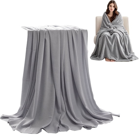 Summer Ice Blankets For Hot Sleepers & Night Sweats Ba Mboo Fiber Lightweight Ice Blanket For All Season New Edition Ultra Cool Lightweight Ice Blankets Absorbs Body Heat,4 Piece Bedding Set