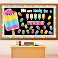 thumbnail image 1 of Summer Ice Cream Bulletin Board Decorations Set for Teachers, Preschool & Elementary Classrooms – Classroom Must-Haves, Wall Decor for School, Home, and Summer Themes with Glue Point Dots, 1 of 10