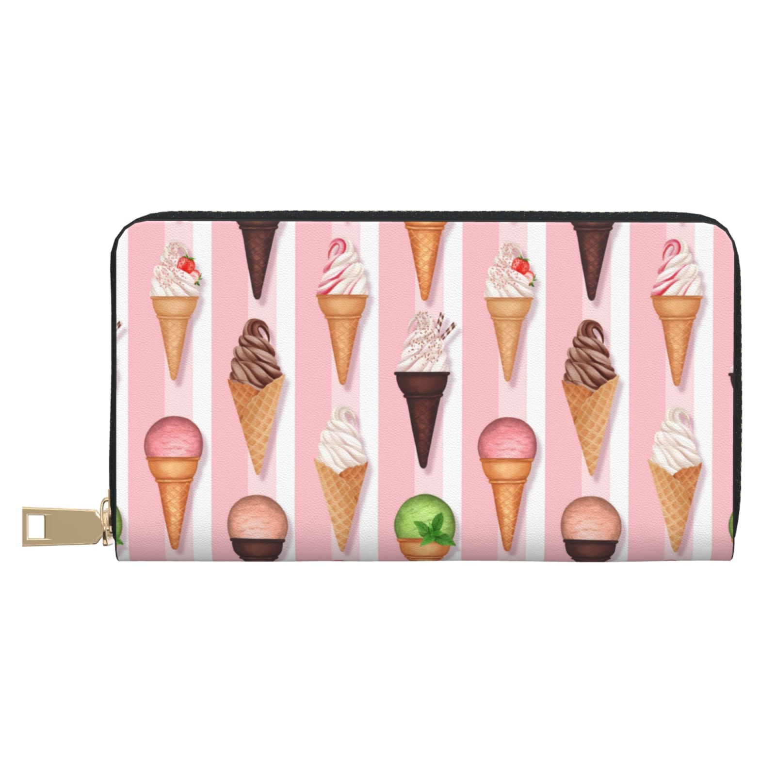Nfi Essentials Foldable RFID Blocking Wallet For Women – Cat Keychain, Compact Pink Wallet For Cards & Cash