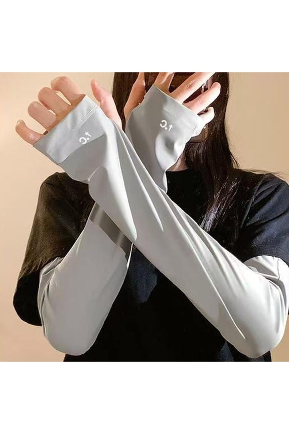 Summer Ice Silk Arm Sleeves Riding Sports Sunscreen Arm Cuff Sleeve Fishne