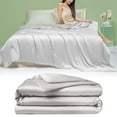 thumbnail image 1 of Summer Ice Silk Cool Quilt Coconut Ashand Classic Ash 150 × 200Cm - Blanket 1 Quilt - Cotton Polyester Blanket, 1 of 8