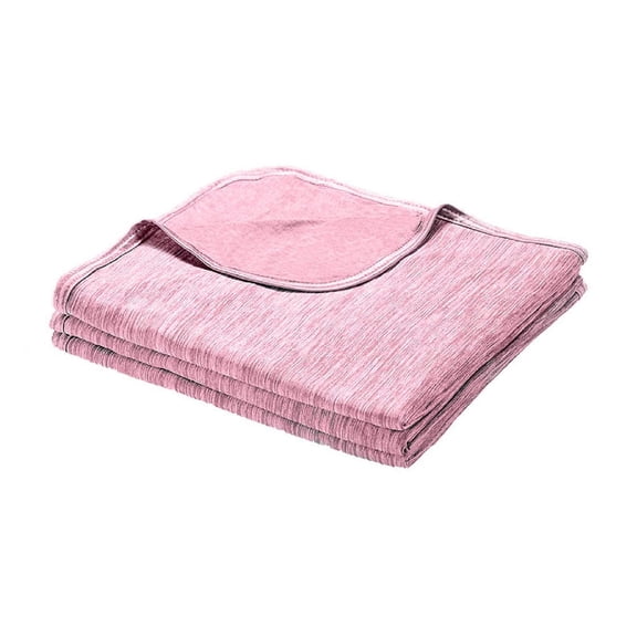 Summer Ice Silk Cooling Blanket - Fast Heat Dissipation, Breathable & Soft 3-Layer Nylon PE Fabric | Washable, Portable Travel Blanket for Bed, Sofa, Living Room