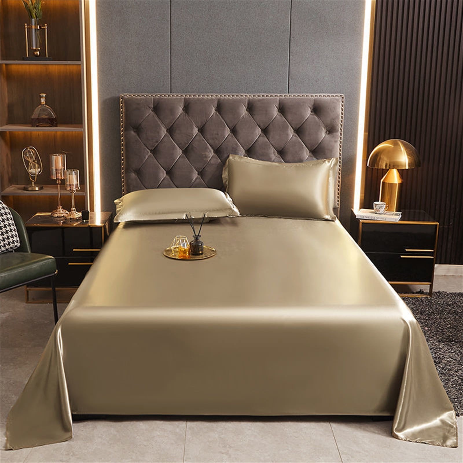 【Atelier silky】 Viwoeim Uptown Modern Floral Polyester Bed Sheets - Wrinkle