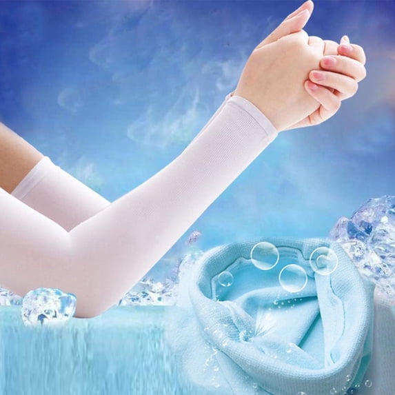 Summer Ice Silk Sunscreen Sleeve UV Sun Protection Driving Sports Hand Sleeves