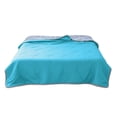 thumbnail image 1 of Summer Ice Silk Thin Blanket, Lightweight Breathable Cooling Throw, Machine Washable Soft Bedspread for Hot Sleepers, 1 of 5