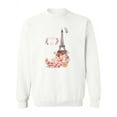 thumbnail image 1 of Summer In Paris Sweatshirt Women -Image by Shutterstock, Female 5X-Large, 1 of 4