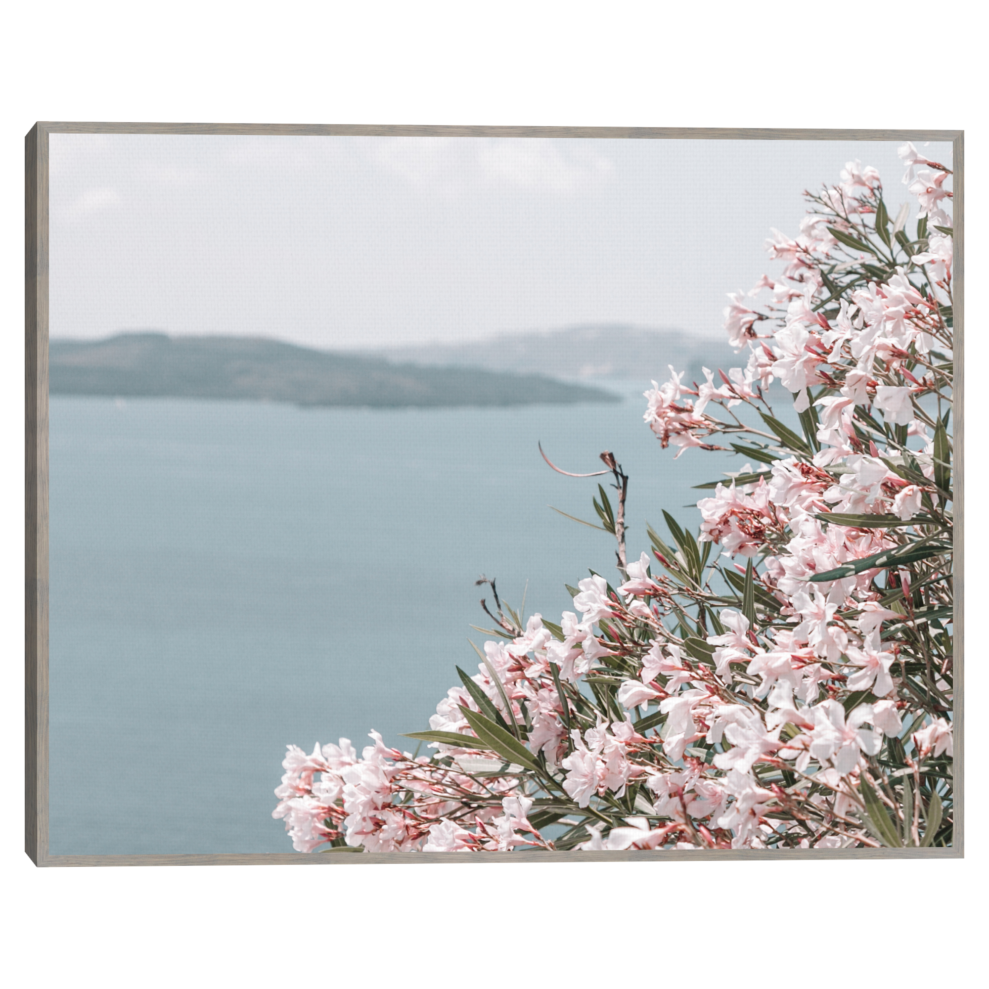 Summer In Santorini by Heather Loriece Framed Canvas Art Print