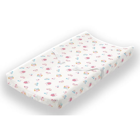 Summer Infant Muslin Owls Changing Pad Cover, Pink