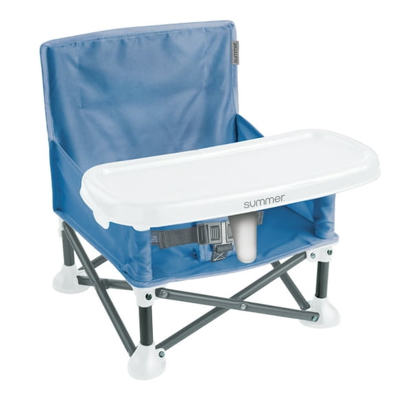 Summer Infant Pop 'N Sit Portable Booster (Dusty Blue)
