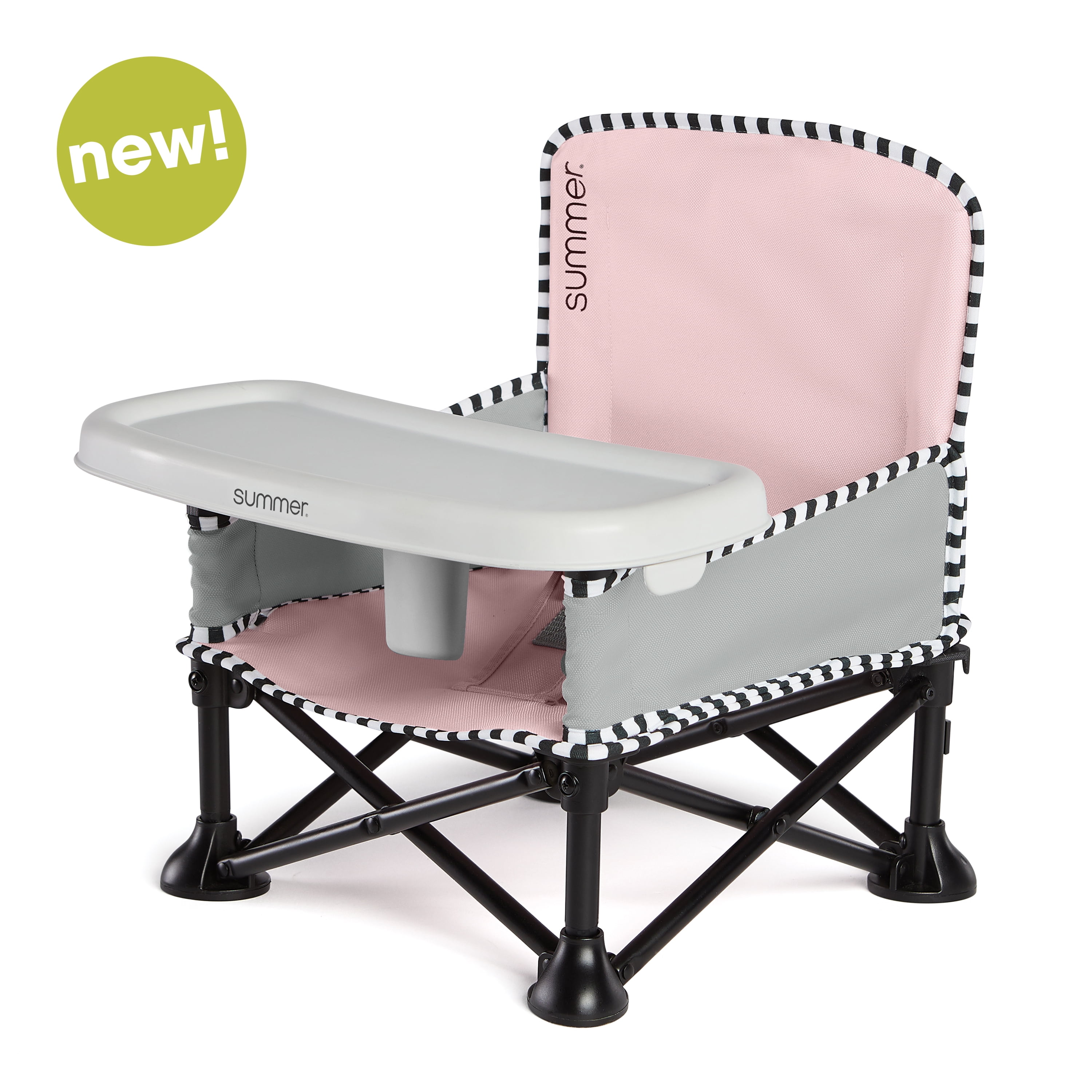 Summer Infant Pop n Sit SE Baby Booster Chair, Sweet Life Edition
