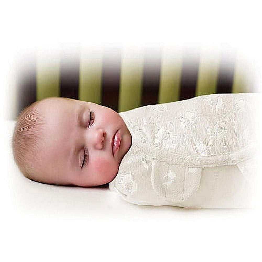 Summer Infant SwaddleMe Luxe Velboa Swaddling Blanket, Neutral, Small