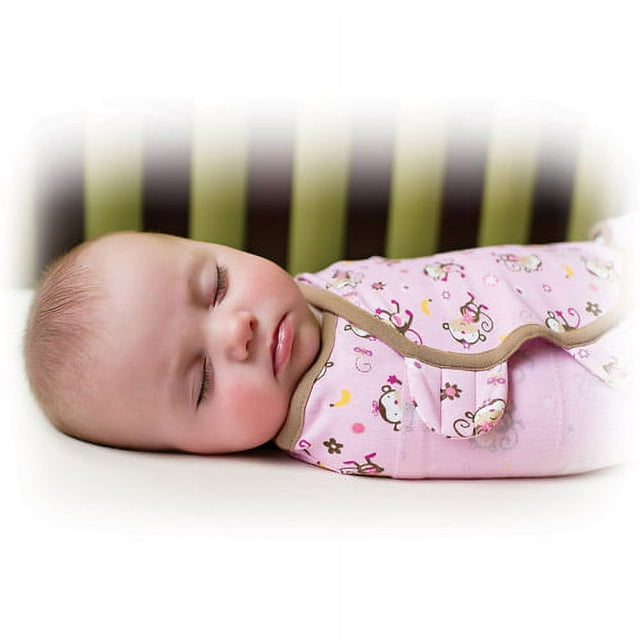 Summer Infant SwaddleMe Swaddling Blanket, Jungle Hunnies, Large