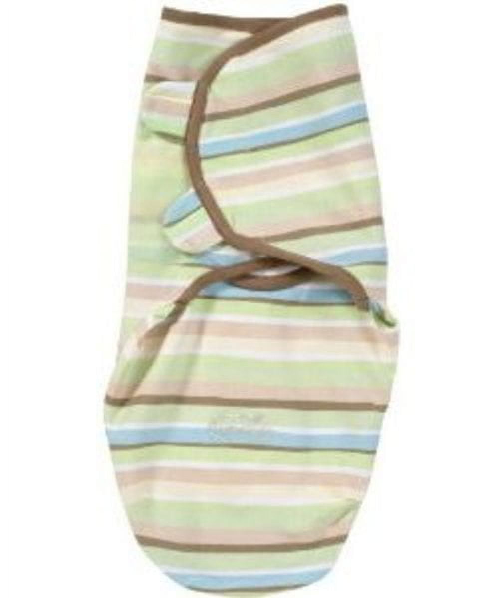 Summer Infant SwaddleMe Swaddling Blanket, Wavy and Stripe, Small