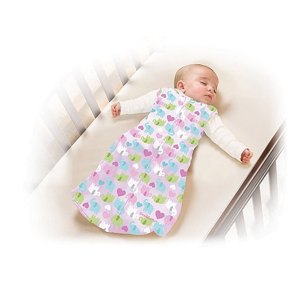 Summer Infant Swaddleme Sack, Girl, Elep