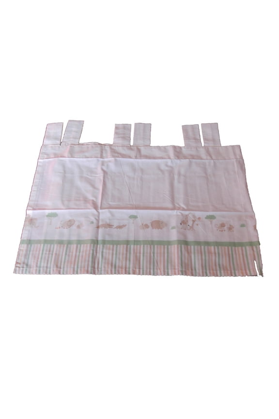 Summer Jungle Neutral Valance - 100% Organic Cotton