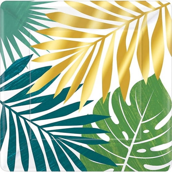 Summer 'Key West' Extra Large Paper Plates (8ct)
