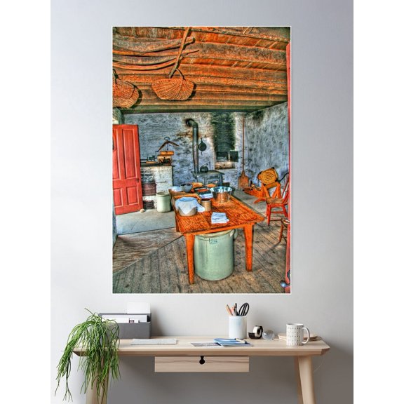 Summer Kitchen Poster Wall Art, Modern Wall Decor For Living Room Bedroom, 8x12 UNFRAMED