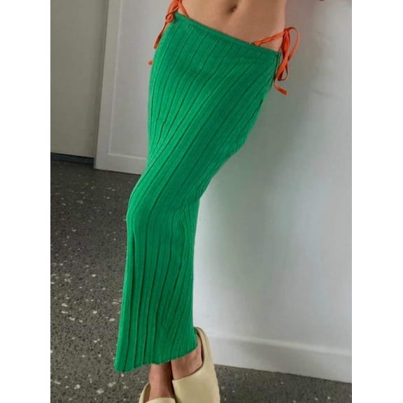 Summer Knit Long Skirts