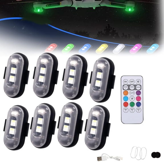 Summer LED Lights for Car,RGB Car LED Light for Summer, Remote Control Strobe Light, Wireless Interior Leds