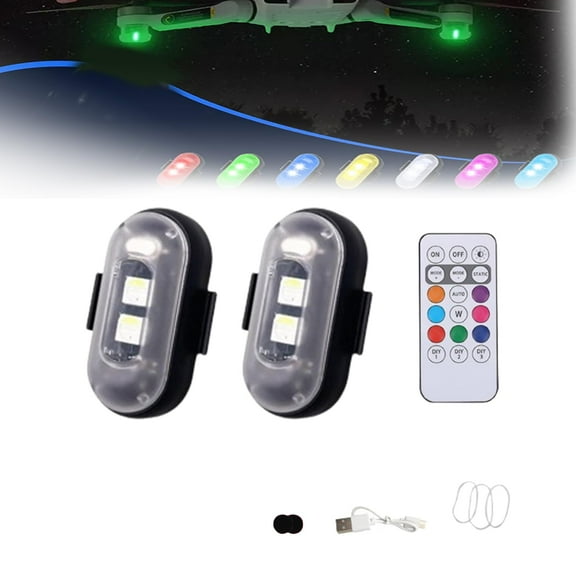 Summer LED Lights for Car,RGB Car LED Light for Summer, Remote Control Strobe Light, Wireless Interior Leds