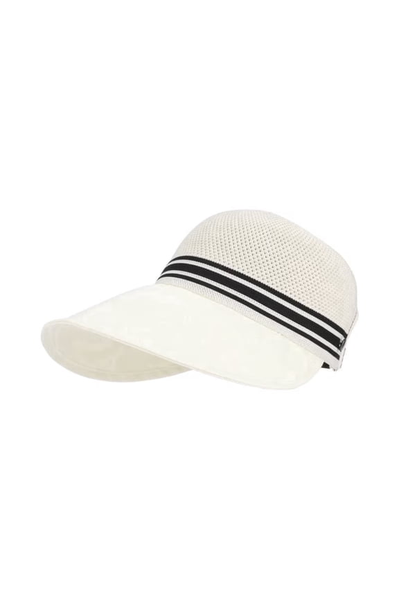 Summer Large Brim Hollow Visor Hat for Women, Breathable Face Covering Sun Protection Hat, Fashion Outdoor Travel Casual Hat