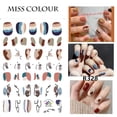 thumbnail image 1 of Summer Leaf Water Transfer Stickers DIY Manicure Decals with 3D Floral Design for Nail Decoration, 1 of 2
