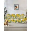thumbnail image 1 of Summer Lemon Couch Cover, Watercolor Flowers Fruits Leaf Green Oversized Sofa Cover Blanket for 3 Cushion Couch, Sectional Sofa Slipcover Furniture Protector for Living Room Bedroom 71''x150'', 1 of 9