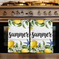 thumbnail image 1 of Summer Lemon Kitchen Towels Set of 1, Coastal Shells Pastoral Floral Farmhouse Wood Absorbent Dish Towels for Kitchen, Microfiber Hand Towel, Quick Drying Tea Towel for Cleaning Decorative Dishcloths, 1 of 7