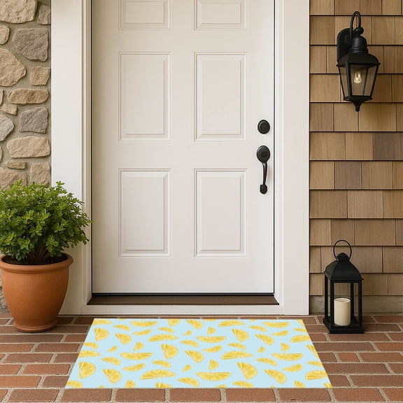 Summer Lemon Outdoor Doormat
