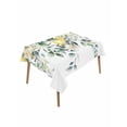 thumbnail image 1 of Summer Lemon Table Cloth, Spring Floral Eucalyptus Leaves Botanical Waterproof Tablecloth for Rectangle Tables, Reusable Washable Fabric Table Cover for Restaurant Kitchen Dining Tables 52"x70", 1 of 6