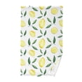 thumbnail image 1 of Summer Lemon and Leaves Cotton Face Towels Soft Hand Towel Absorbent Bathroom Towel for Kitchen Hotel Decoration, 1 of 7