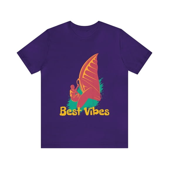 Summer Life Surfing Best Vibes Bella+Canva Unisex Jersey Short Sleeve Tee