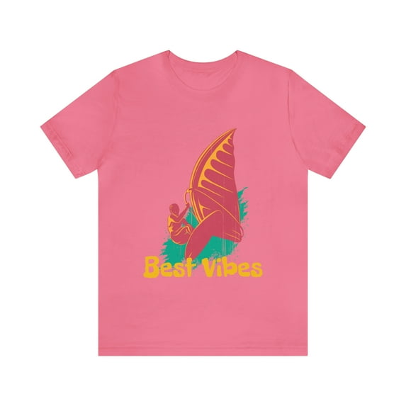 Summer Life Surfing Best Vibes Bella+Canva Unisex Jersey Short Sleeve Tee