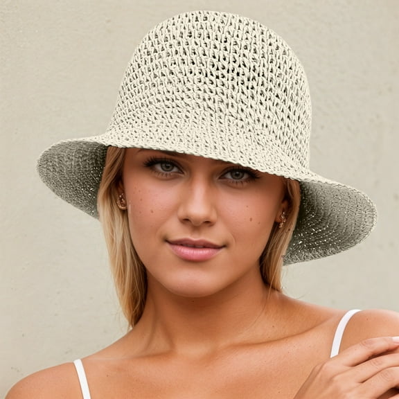 Summer Lightweight Breathable Sun Hats For Outdoor Activities Foldable Fisherman Hat For Casual Wear And Beach Semi Visor Floppy Hat Men Women Floppy Hats for Summer Hat for Women with Ponytail Hole