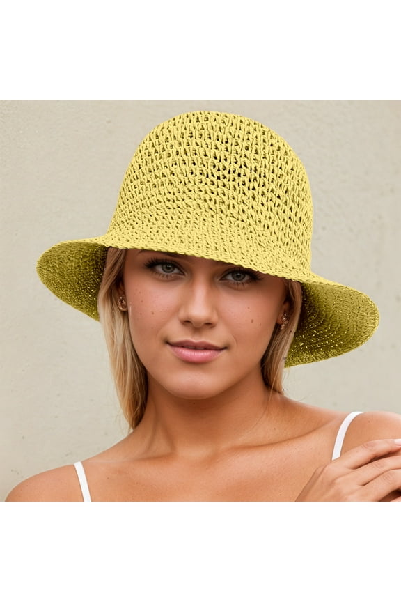Summer Lightweight Breathable Sun Hats For Outdoor Activities Foldable Fisherman Hat For Casual Wear And Beach Track Hats for Women Field Hat Women Ladies Travel Hats Floppy Hate Summer Hats for Women