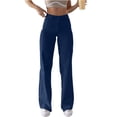 thumbnail image 1 of Summer Lightweight Casual Daily Jeans for Women Fashion Women Button Casual Loose Solid Trousers Pockets Zipper Long Pants Flared Jeans With Inspired Women's Chic Loose Fit Wide Leg Jeans, 1 of 3