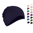 thumbnail image 1 of Summer Lightweight Cotton , Breathable Thin Sleep Hats, Skull Caps for Running Cycling Hiking Fishing Navy, 1 of 4