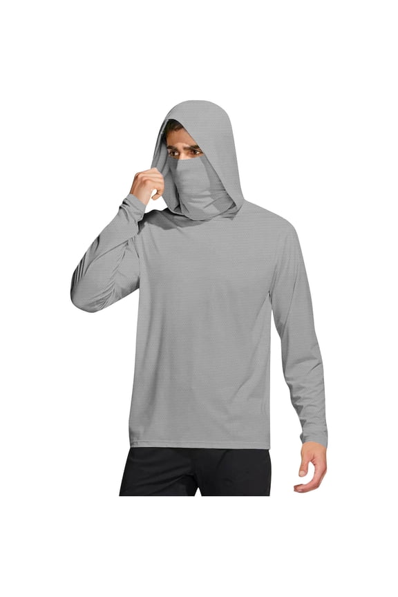 Summer Lightweight Men's Shirt UPF 50+ UV Sun Protection Breathable Long Sleeve Outerwear Jacket Father's Gift