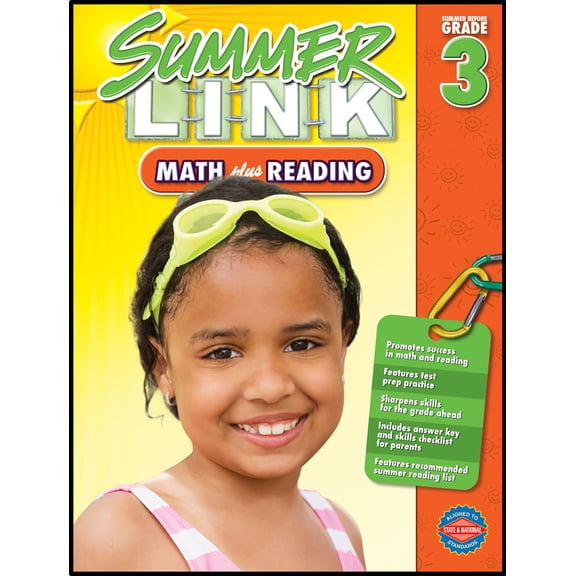 Pre-Owned Summer Link: Math plus Reading, Grades 2 - 3 : Summer Before Grade 3 (Paperback)