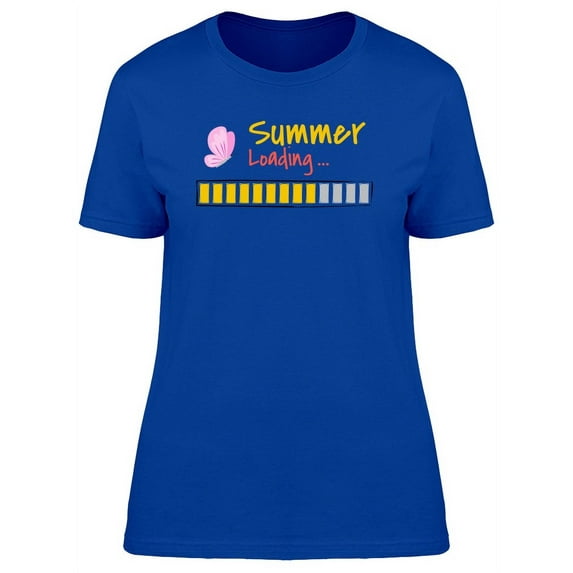 Summer Loading... Butterfly T-Shirt Women -Image by Shutterstock, Female Large
