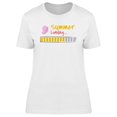 thumbnail image 1 of Summer Loading... Butterfly T-Shirt Women -Image by Shutterstock, Female Medium, 1 of 2