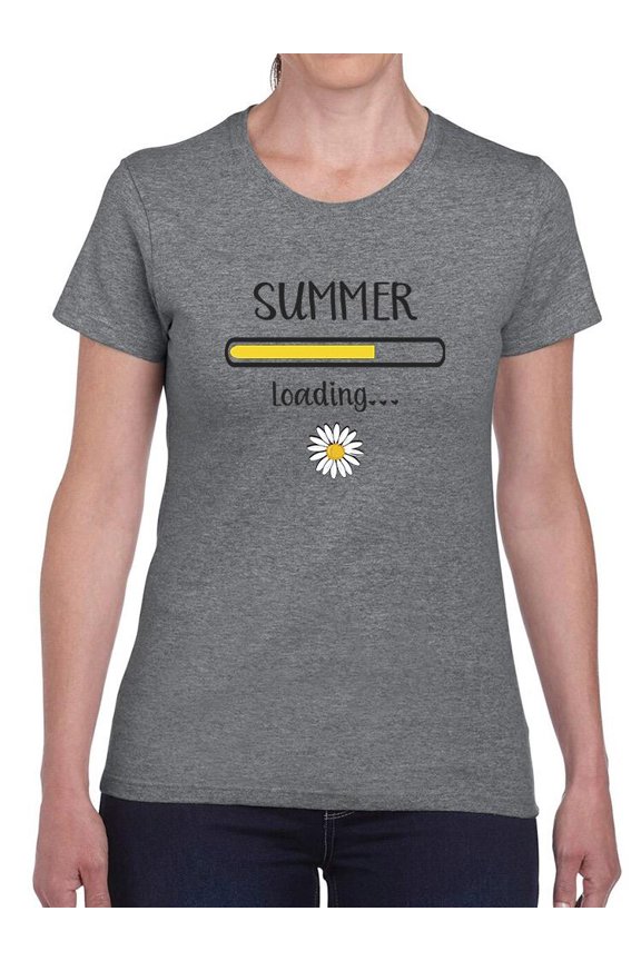 Summer Loading W Daisy T-Shirt Women -Image by Shutterstock, Female Large