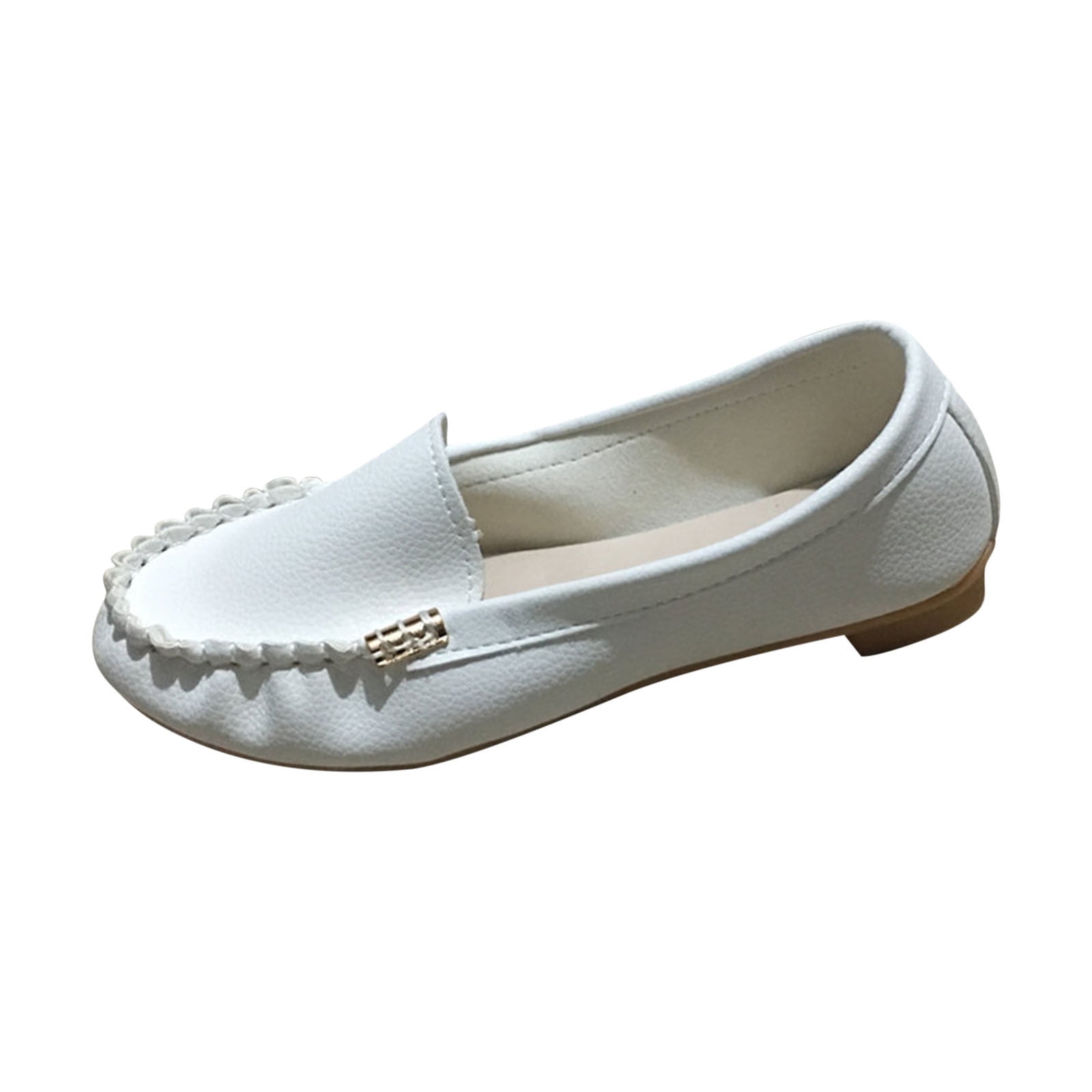 Leather Loafer White Loafers With Tassels Tassel Shoes White – BODE