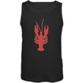 thumbnail image 1 of Summer - Lobster Faux Stitched Black Adult Tank Top - Large, 1 of 1