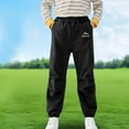 thumbnail image 1 of Summer Long Pants For Kids Boys Quick Dry Lightweight Breathable Pants Quick Dry Running Pants Lightweight Breathable Elastic Pants With Pockets For 5-16 Years, 1 of 4