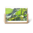thumbnail image 1 of Summer Lotus Pond Root Art Deco Fashion Photo Wooden Photo Frame Tabletop Display, 1 of 4